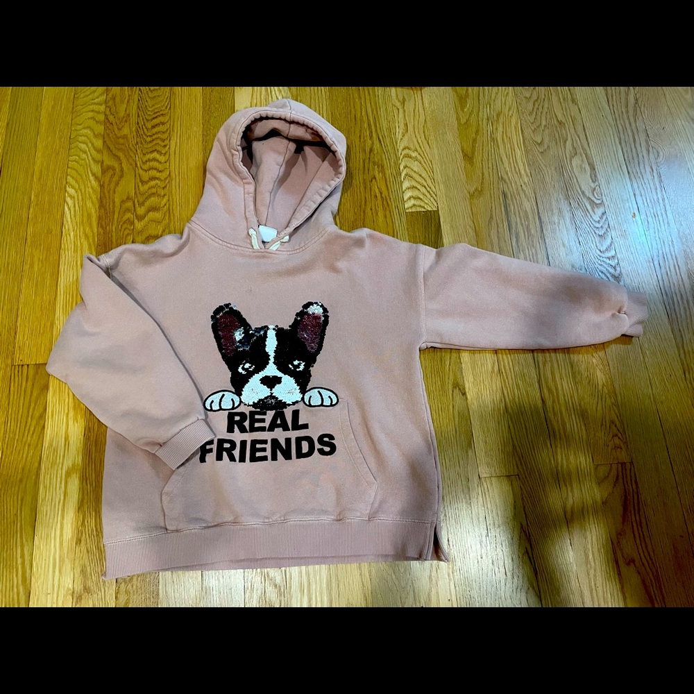 Zara hoodie size 10